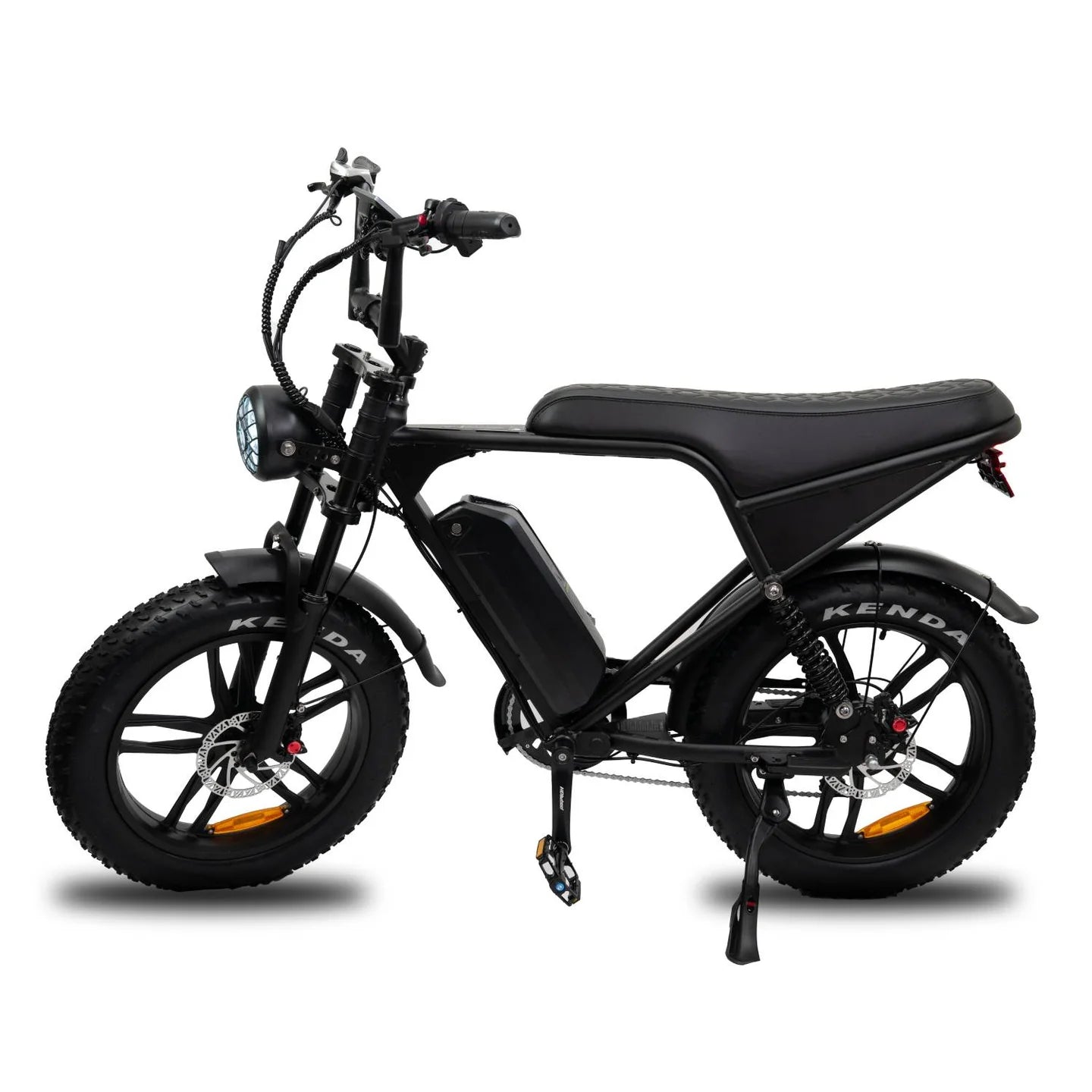 E-Fatbike V6 Seitenständer in der Seitenansicht