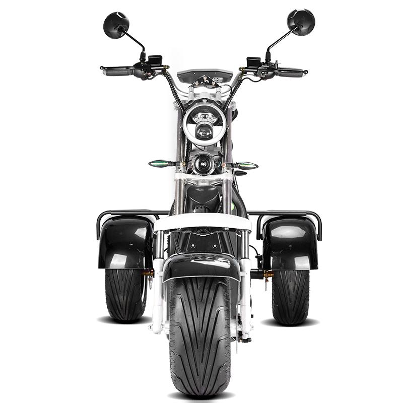 E-Trike 45 km/h 2000W schwarz - E-Streetbikes