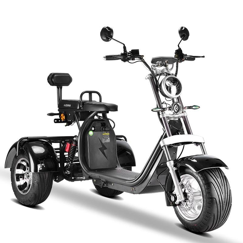E-Trike 45 km/h 2000W schwarz - E-Streetbikes