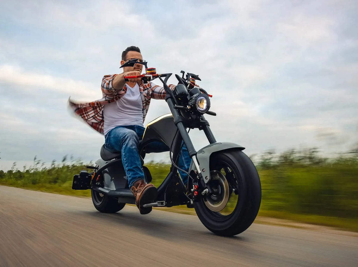E-Chopper kaufen Deutschland – E-Streetbikes Aero Pro 45 km/h mit Straßenzulassung