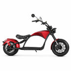 E-Chopper 45 km/h Aero Pro mit Straßenzulassung in rot