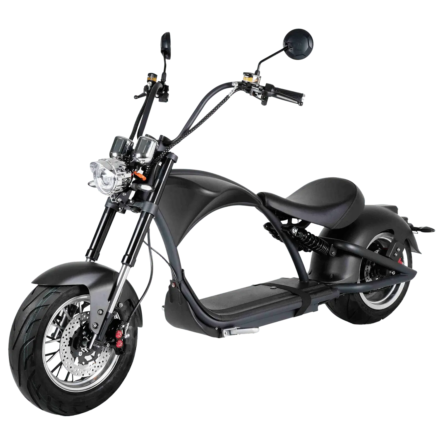 E-Chopper Aero in schwarz mit Straßenzulassung 45 km/h