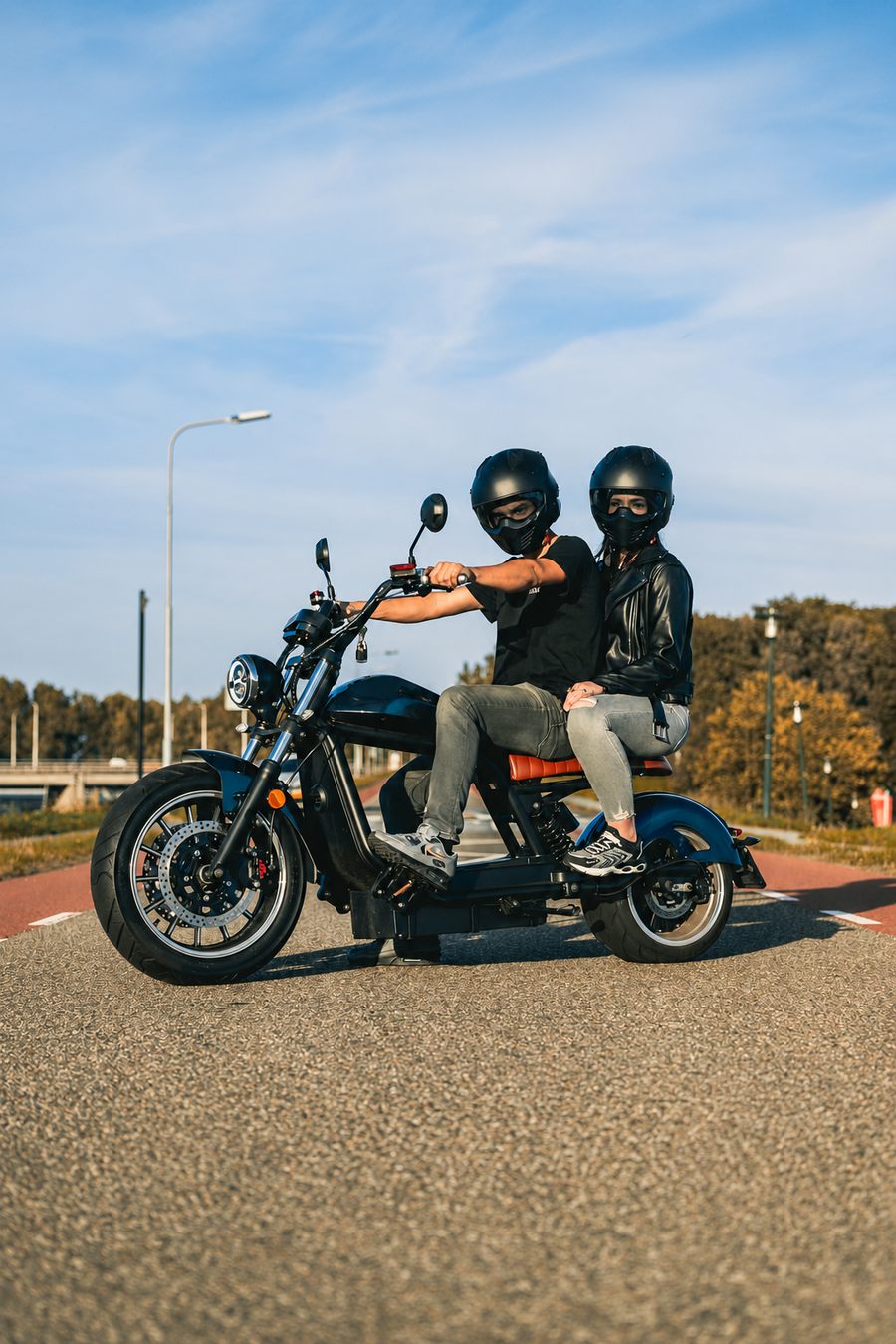 E-Chopper Community Ausfahrt - Zwei Fahrer auf dem HL 6.0 unterwegs in Deutschland