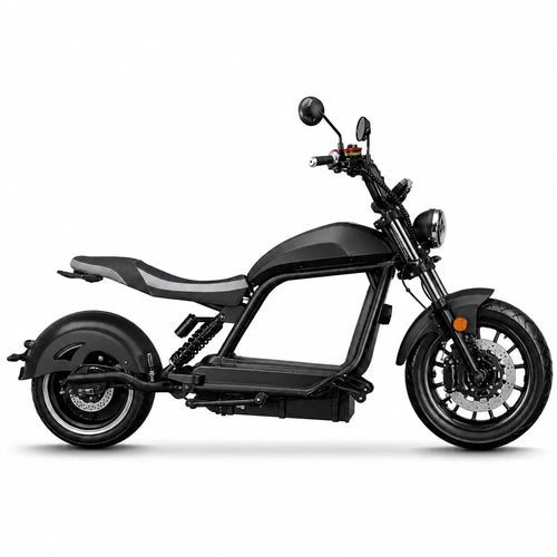 E-Chopper 6.0 Duo 45 km/h mit Straßenzulassung in schwarz