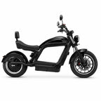 E-Chopper 6.0 Premium in schwarz mit Straßenzulassung 45 km/h Seitenansicht