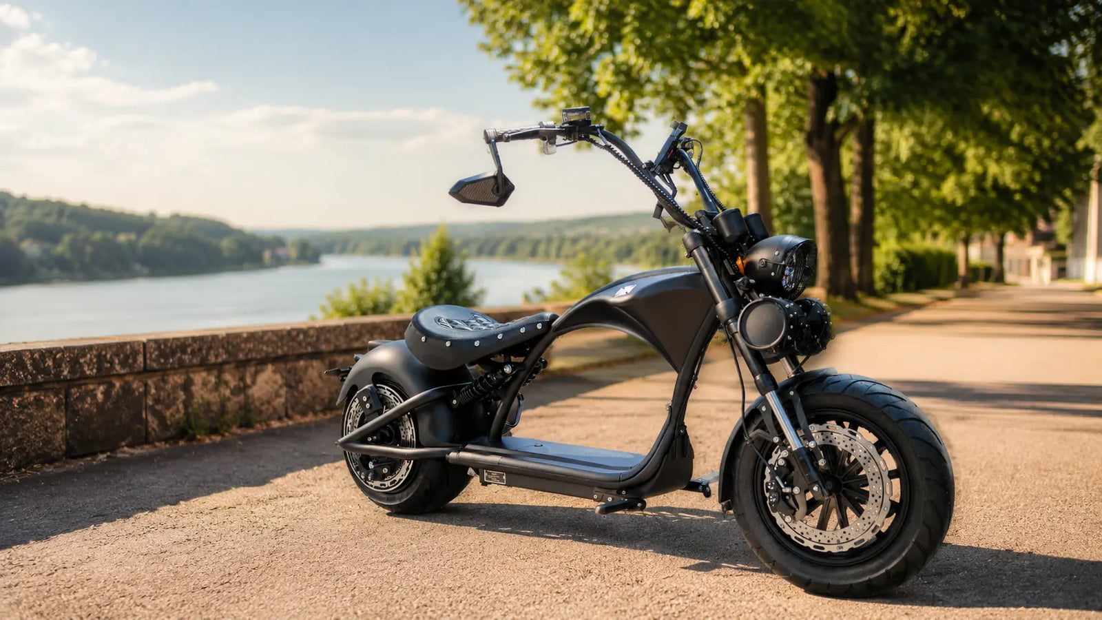 E-Chopper Elektro Chopper 45 km/h kaufen mit Straßenzulassung