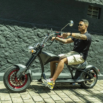 E-Chopper Fahrer Gruppe