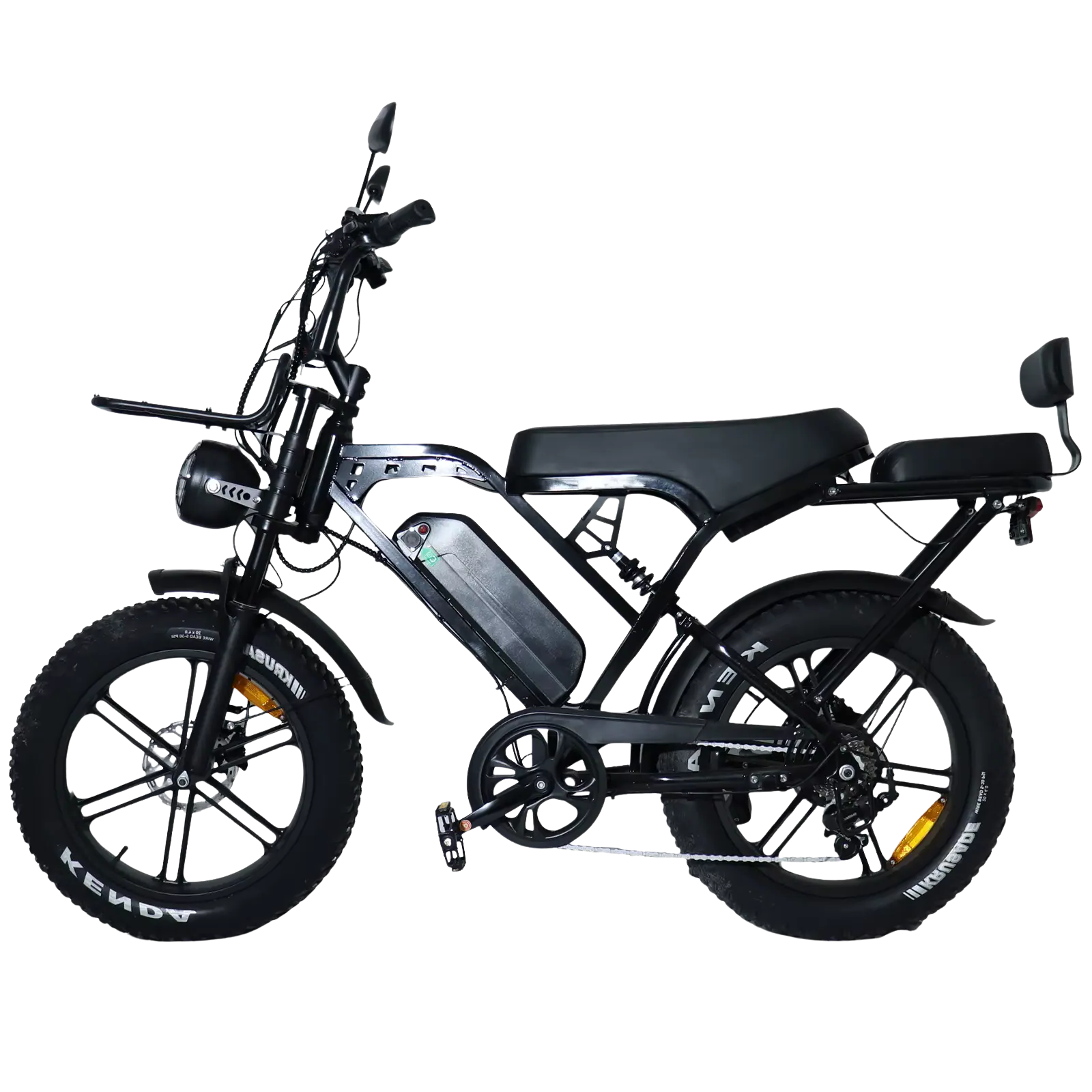 E-Fatbike 25 km/h V6 Max mit 20 Zoll Reifen Seitenansicht