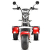 E-Trike 45 km/h 2000W rot - E-Streetbikes