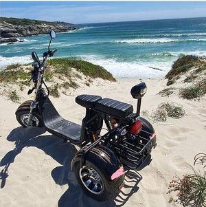 E-Trike 45 km/h 2000W schwarz - E-Streetbikes