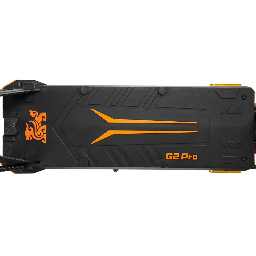 KuKirin G2 Pro ABE E-Scooter breites Trittbrett in Schwarz-Orange