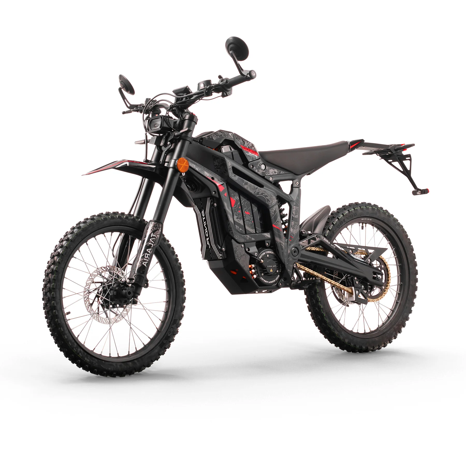 Talaria MX5 Pro L1e 45 km/h mit Straßenzulassung - Frontansicht auf weißem Hintergrund